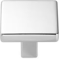 Polished Chrome Cabinet Knobs 30 Pack K03 - Square Single Hole Pulls