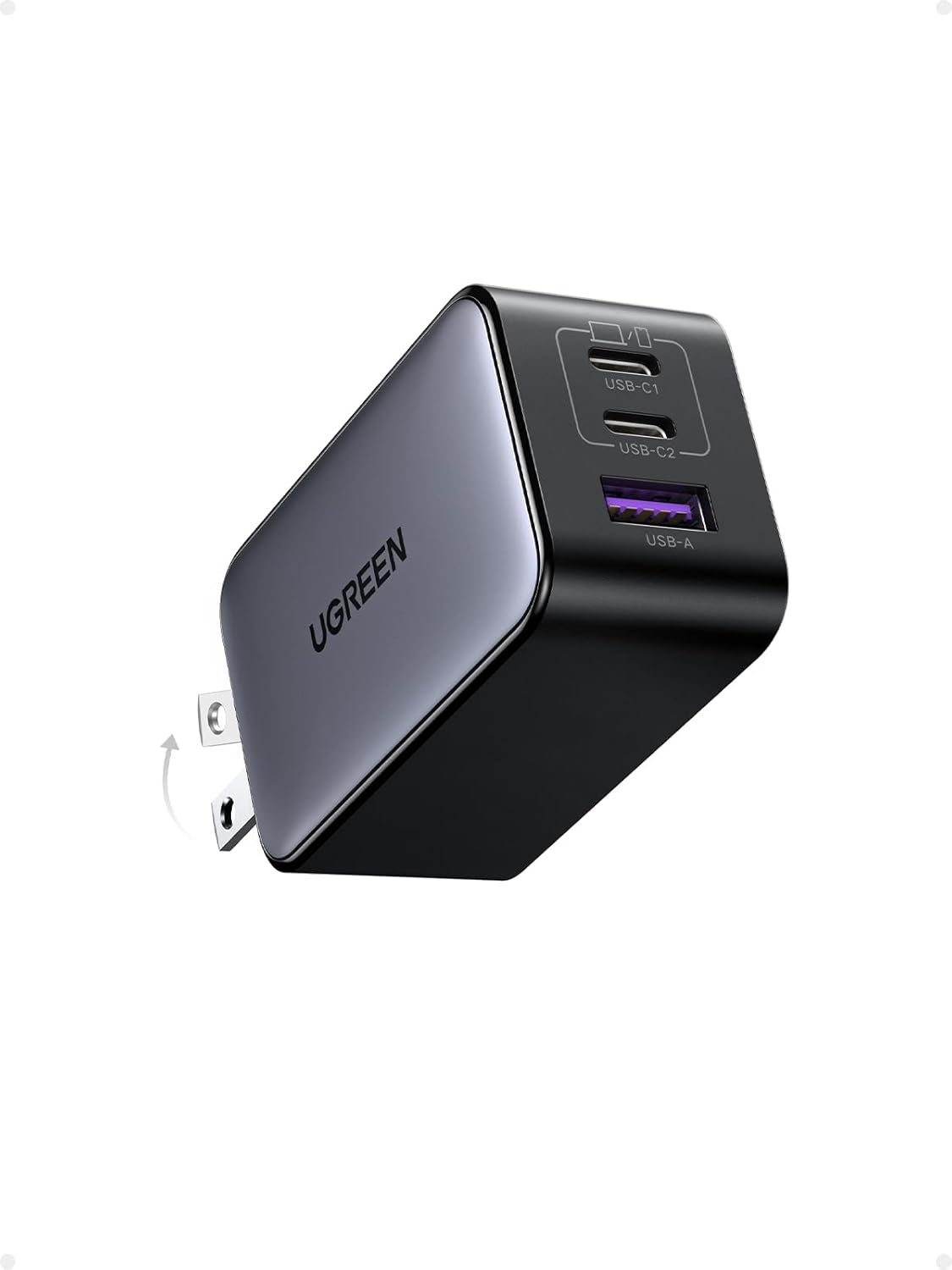 Efficient 65W GaN USB C Charger for Multiple Devices