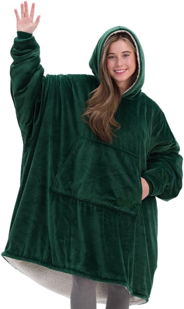 The Comfy Original Sherpa Lined Wearable Blanket for All
