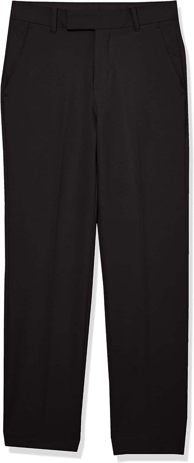 Calvin Klein Boys' Flat Suit Dress Pant for Stylish Comfort