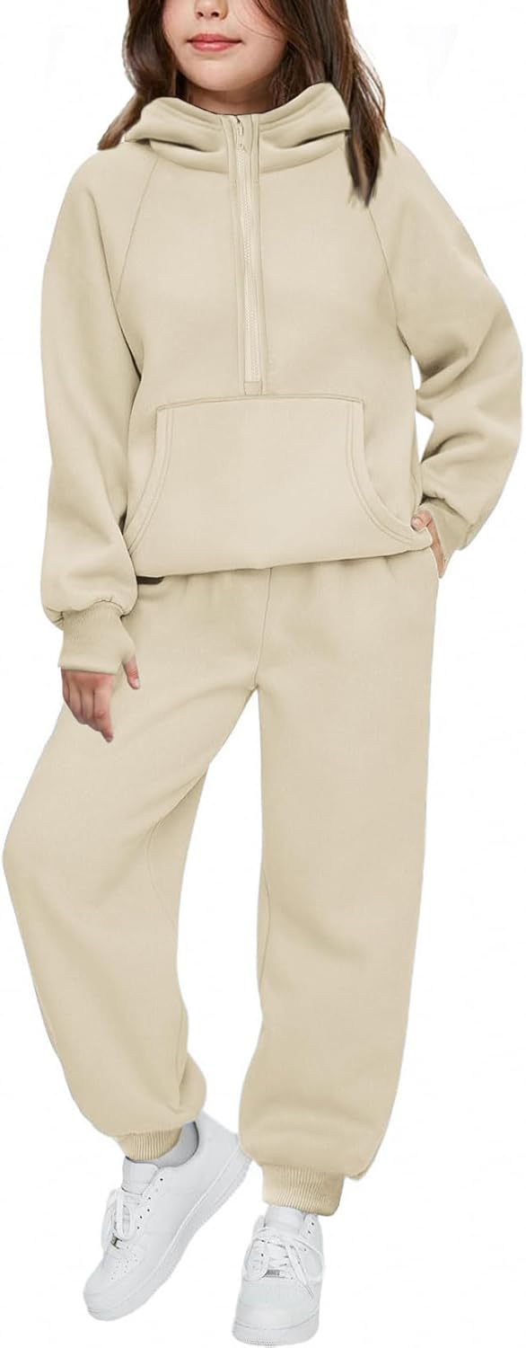 Arshiner Girls 2 Piece Outfits Tracksuit for Fashionable Comfort