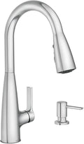 Moen Haelyn Chrome Single-Handle Pull-Down Sprayer Faucet - Faster