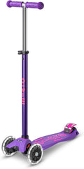 LED Micro Kickboard Maxi Deluxe Scooter for Kids Ages 5-12