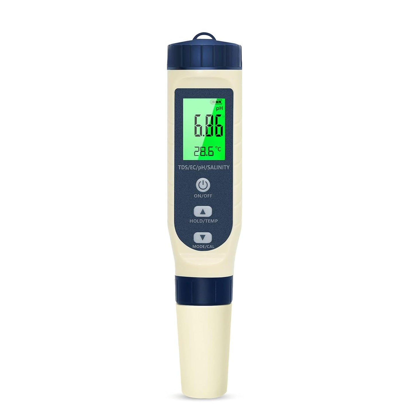 5 in 1 Digital PH Tester for Water, Salinity, TDS, and EC