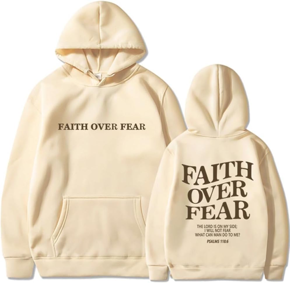 Fearless Faith Hoodie-Pullover Sweatshirt
