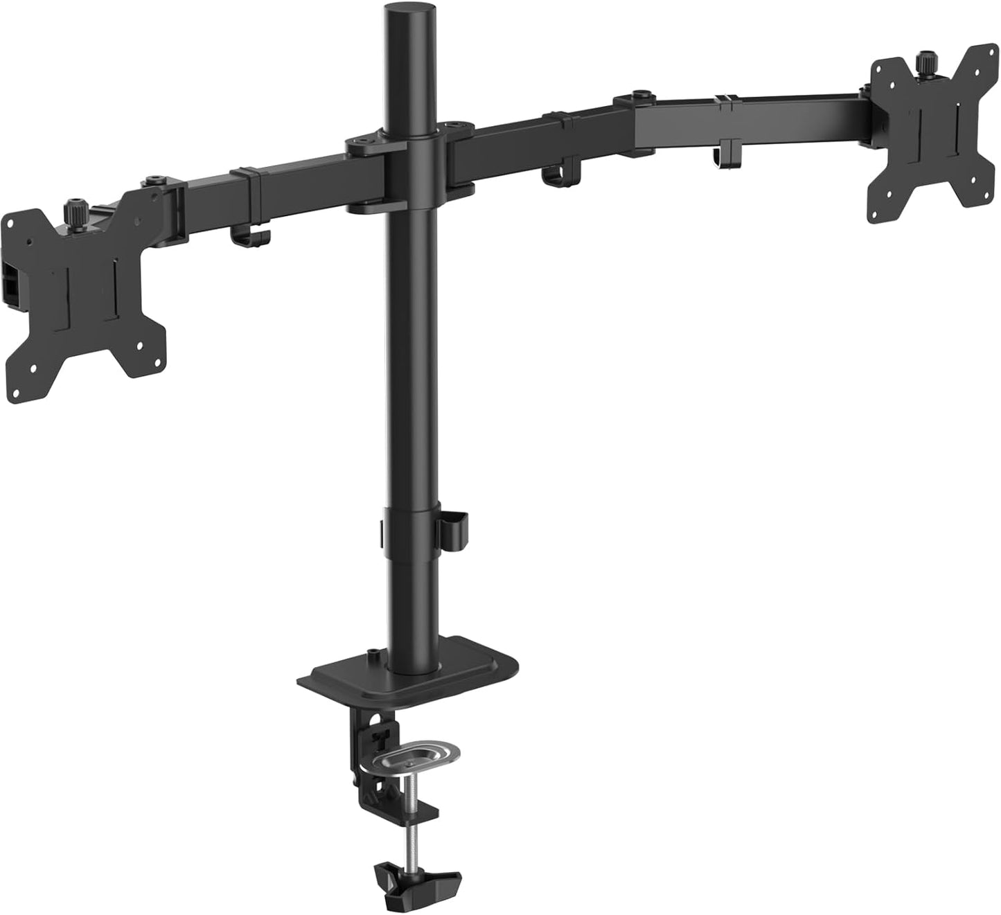 Suptek Dual Monitor Arm Desk Mount for 42 in Screens Up to 22lbs