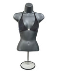 Female Mannequin Torso with Metal Stand - Compact Display Form