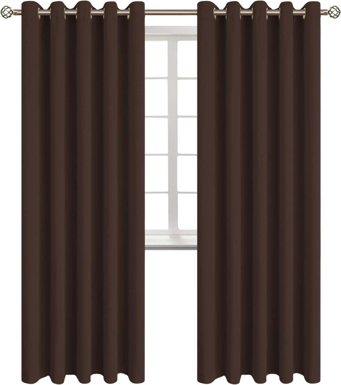 Blackout Curtains for Bedroom - Grommet Thermal Insulated Panels
