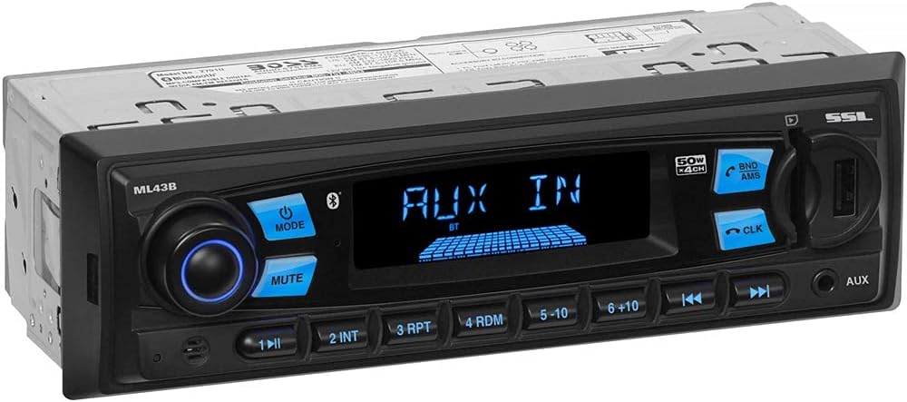 Sound Storm Laboratories ML43B Car Stereo with Bluetooth and USB
