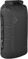 20 Liter Big River Dry Bag, Jet Black - Heavy-Duty Waterproof Storage
