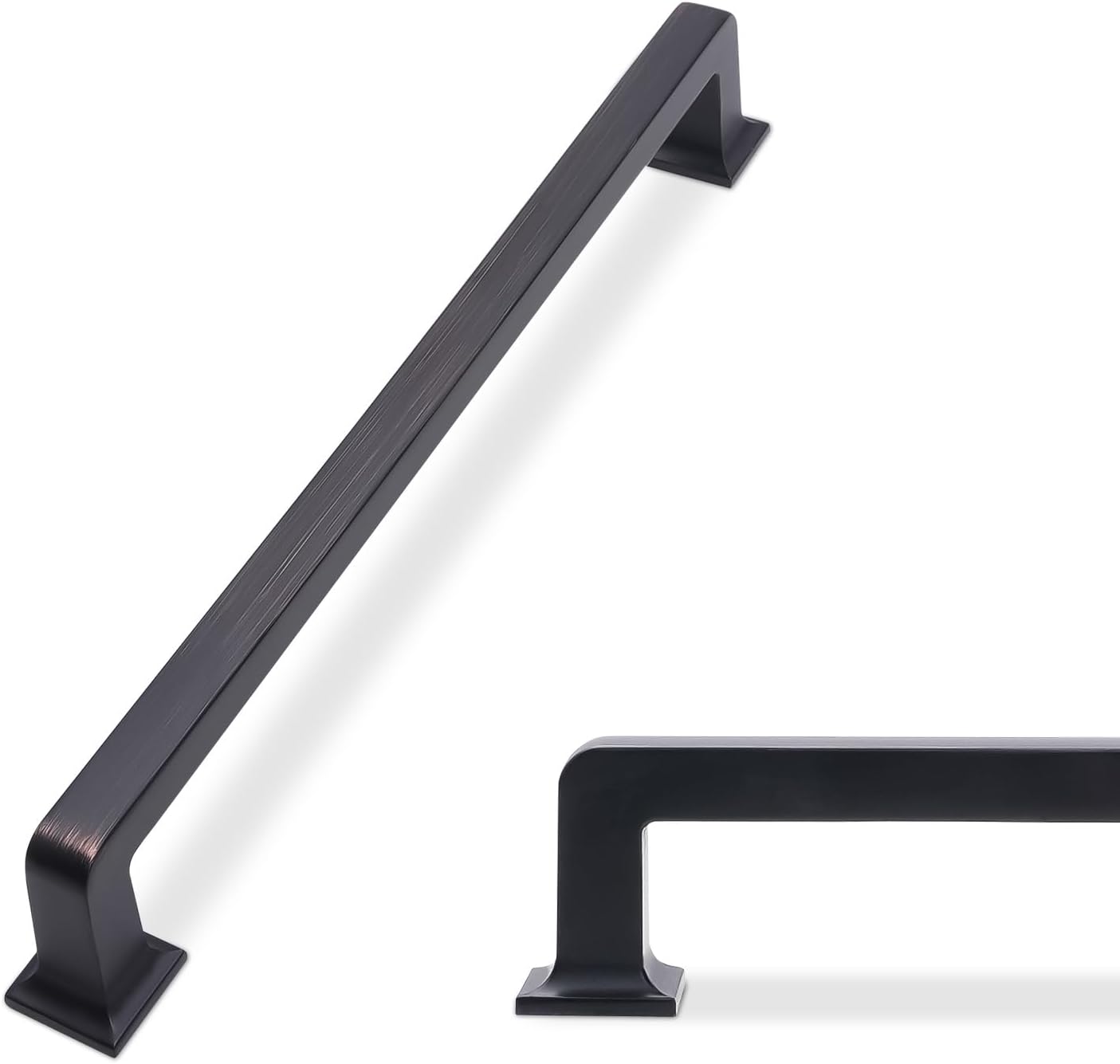 7-1/2 Inch Oil Rubbed Bronze Cabinet Handles for Modern Homes