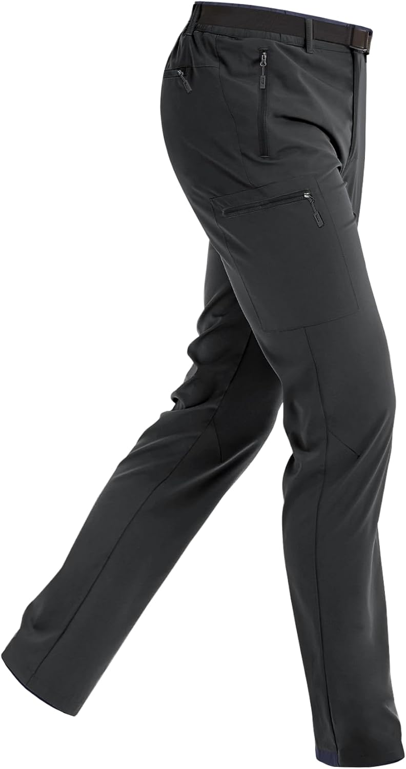 Lightweight Quick Dry Hiking Pants for Men with 6 Pockets