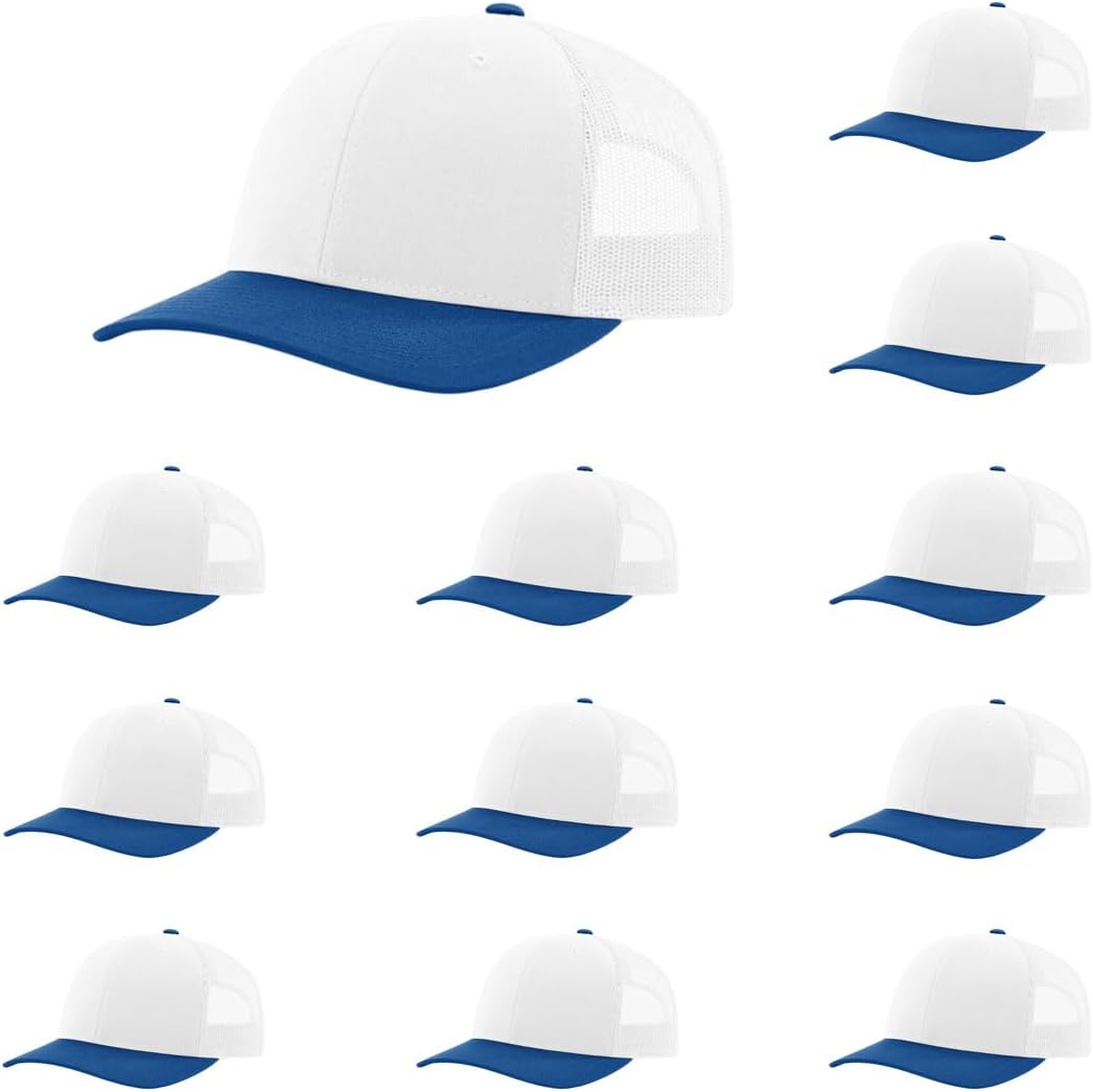 Richardson 112 Classic Six-Panel Adjustable Snapback Trucker Cap