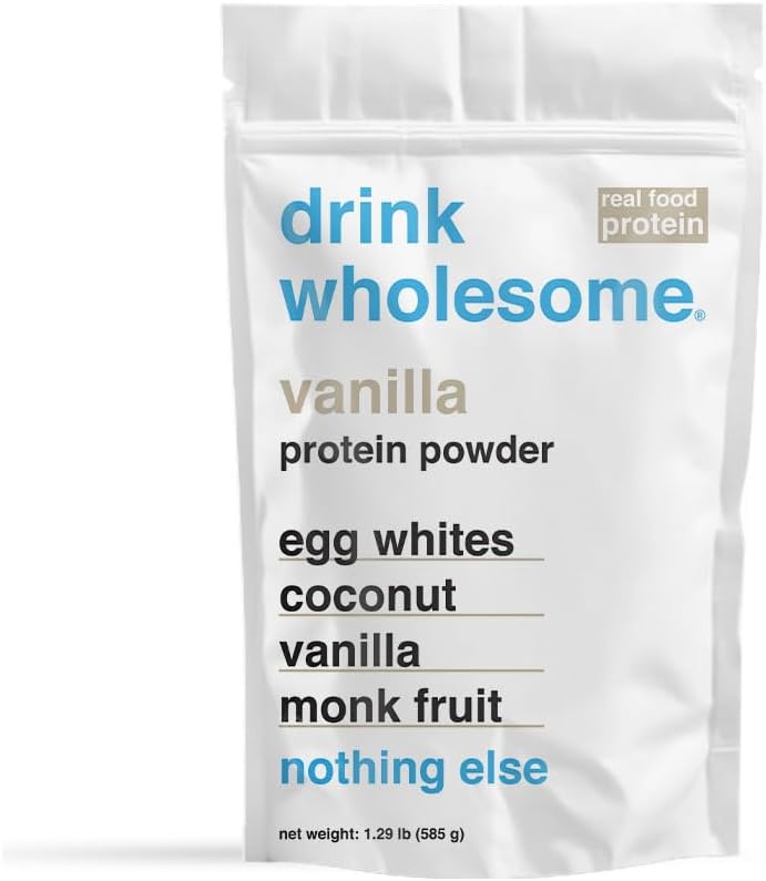 Vanilla Egg White Protein Powder for Sensitive Stomachs