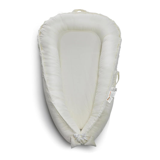 Infant Lounger - Luxe Dutch Velvet Baby Nest for Travel, Nevfiro