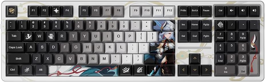 GENSHIN IMPACT Lonesome Transcendence Shenhe Mechanical Keyboard