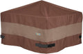Duck Covers Ultimate Waterproof 40 in Square Fire Pit Cover - Durable