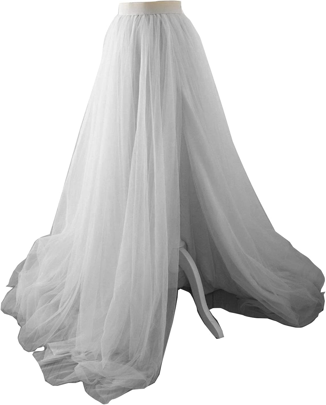 EllieHouse Adult Split Long Floor Tulle Skirt for Parties