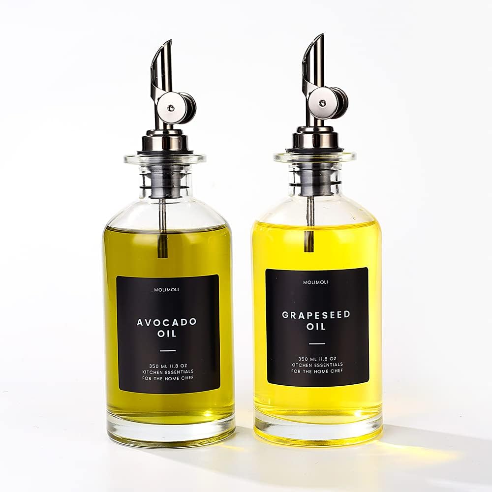 Molimoli Oil and Vinegar Dispenser Set for Modern Kitchens