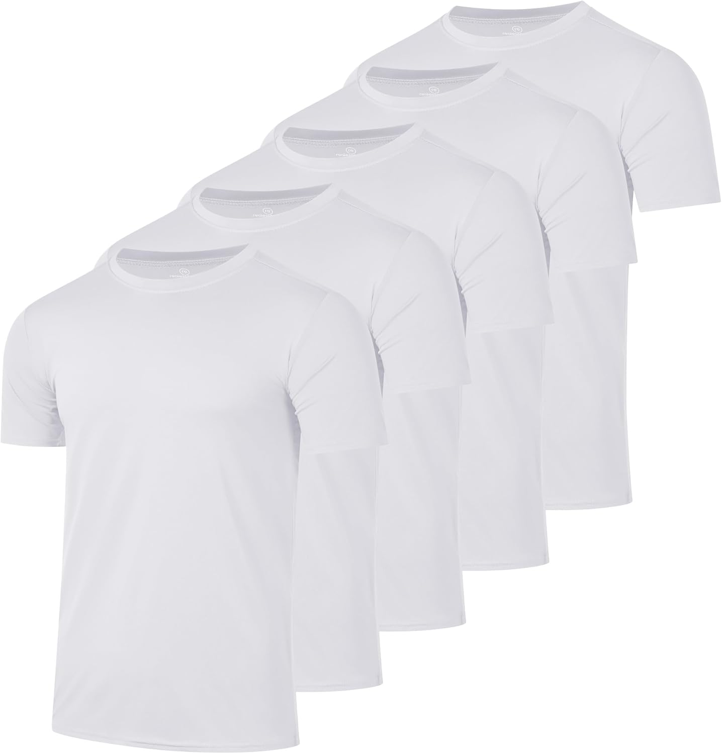 Youth Dry-Fit Wicking Athletic Performance T-Shirts 5 Pack