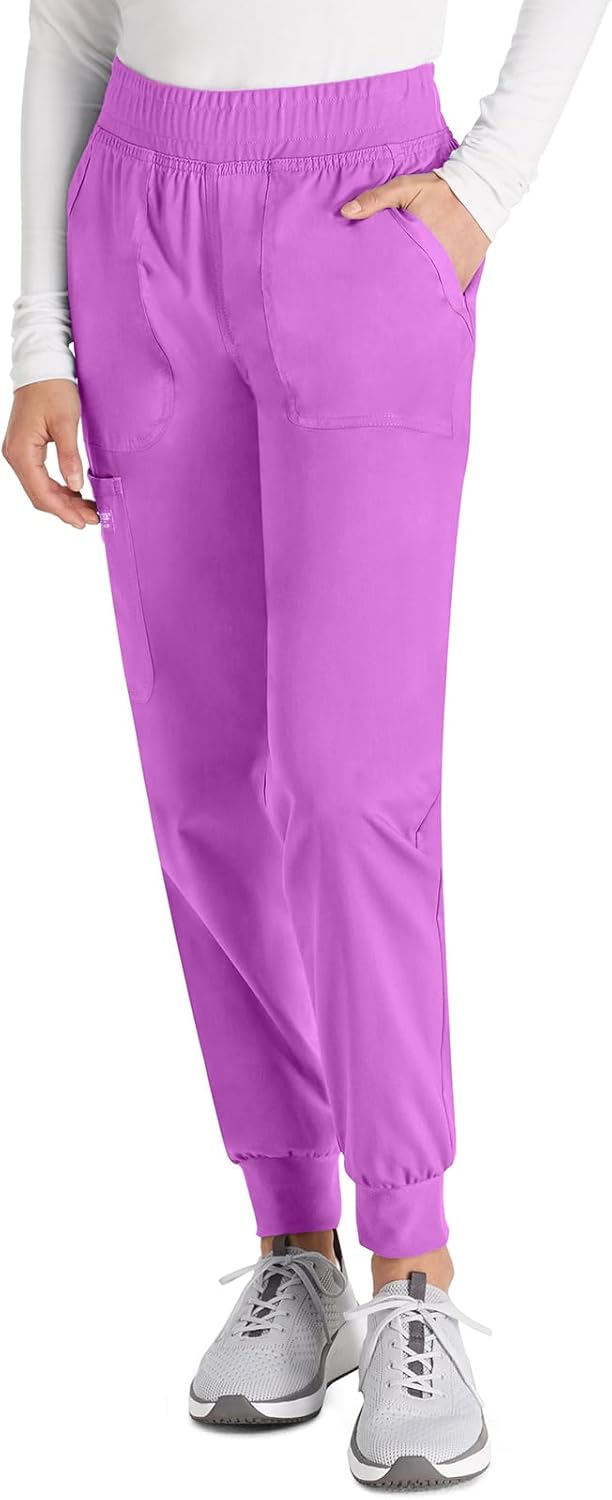 Cherokee Women's Jogger Scrub Pants with 5 Pockets for Comfort