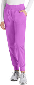 Cherokee Women's Jogger Scrub Pants Mid Rise with 5 Pockets - WW115