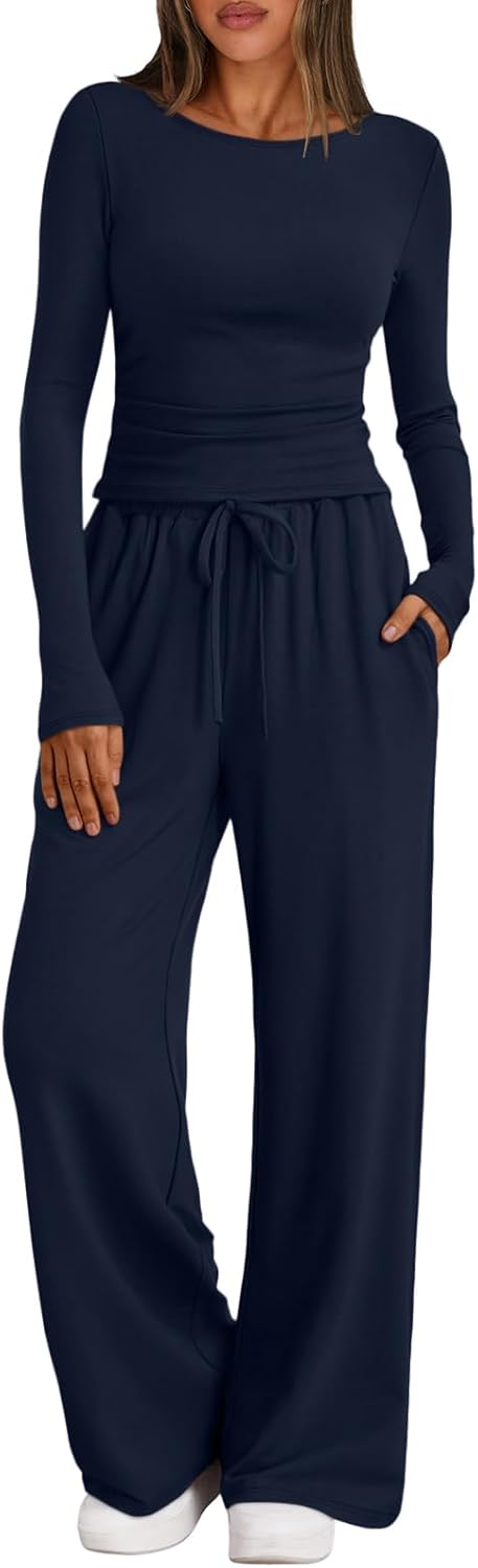 Trendy Queen Women's 2 Piece Matching Lounge Set for Comfort