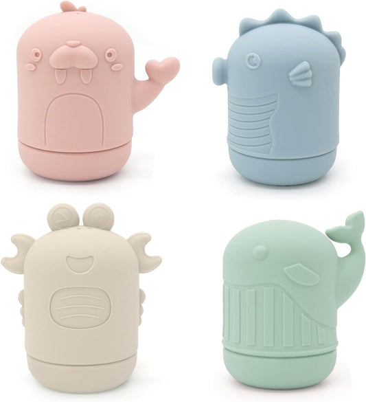 Ginbear Mold-Free Baby Bath Toys Set