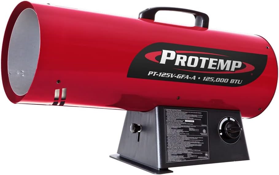 ProTemp 125K BTU Propane Heater | Heat Large Spaces Efficiently