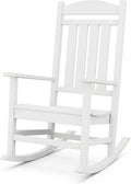 POLYWOOD Presidential Rocking Chair in White - Weatherproof Comfort