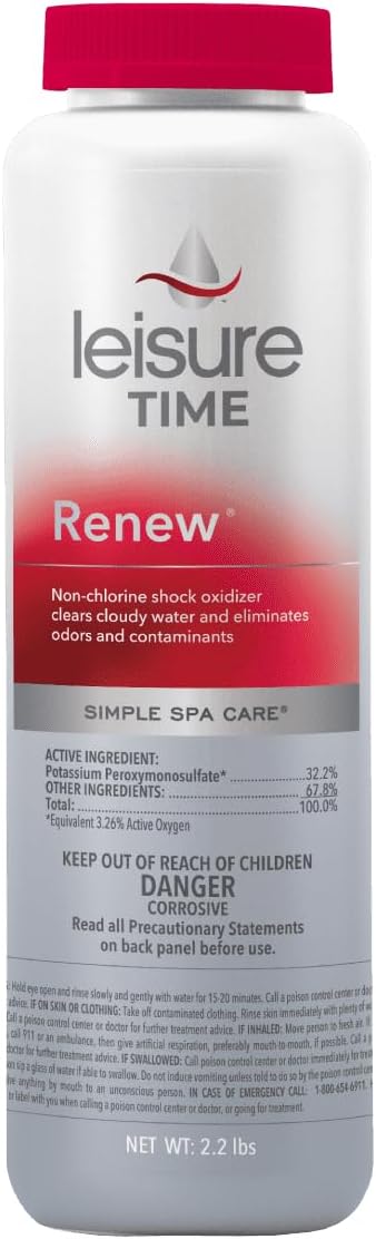 Leisure Time RENU2 Renew Non-Chlorine Shock Treatment Review