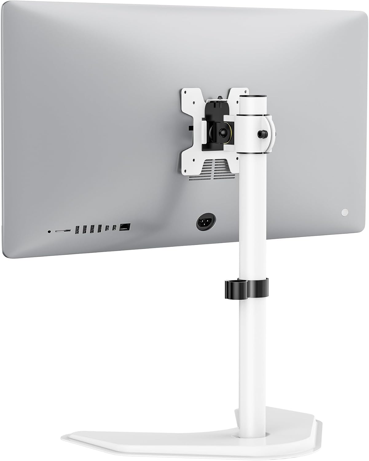 WALI Single Monitor Stand for 32 inch Screens - Adjustable Mount