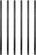 GeilSpace 1/2ft 42in Pre-Cut Black Metal Pipe 6 Pack - Industrial DIY