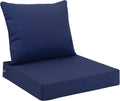 Outdoor Seat Cushion Set 24 x 24 in - Waterproof, Fade Resistant