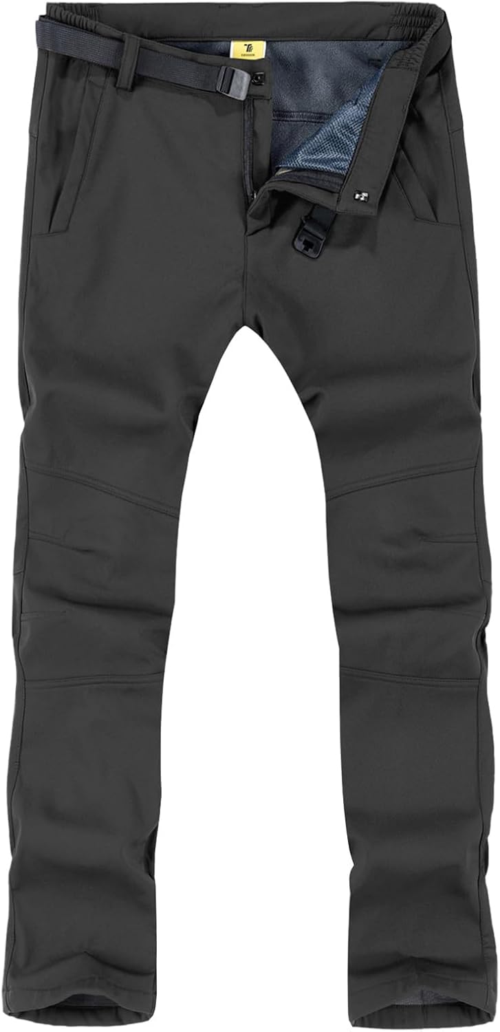 TBMPOY Men's Snow Ski Hiking Pants for Winter Activities