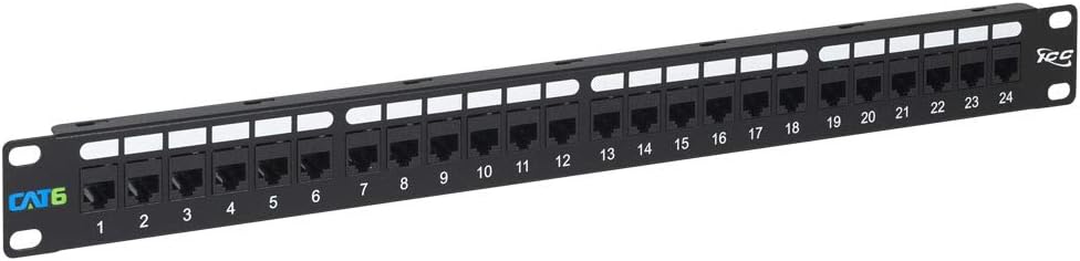 ICC CAT6 Feed-Through Patch Panel for Effortless Setup and Performance