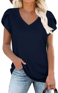 CATHY 2023 Womens Summer Tunics Short Sleeve Casual T-Shirts