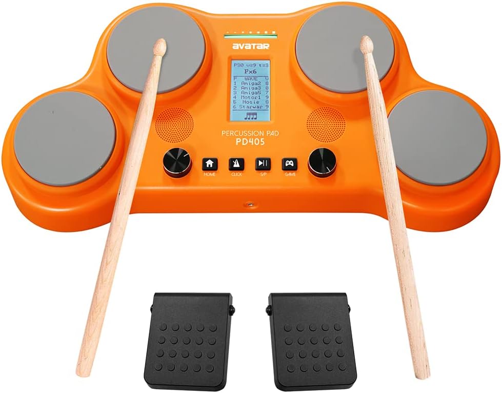 PD405 Electronic Drum Set with 163 Sounds and Built-in Speaker