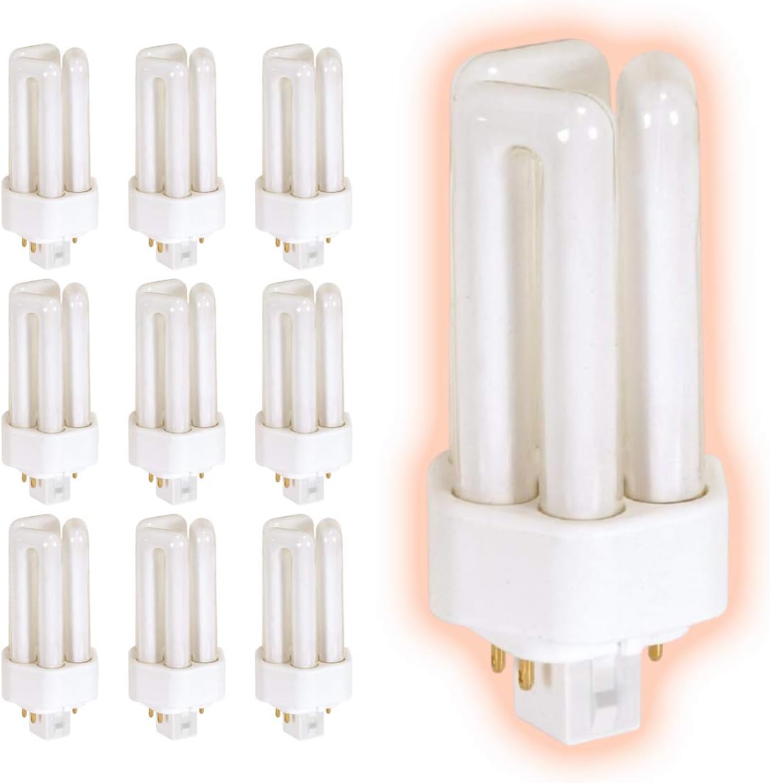 GoodBulb 13 Watt CFL Light Bulbs with GX24Q-1 Base for Brightness