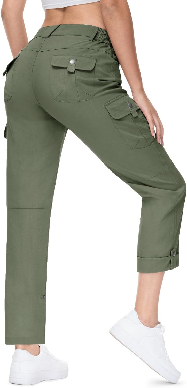 TBMPOY Women's Hiking Pants Quick Dry Convertible Lightweight