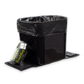 Car Trash Can (Black, Large) - Stable, Leak-Proof Travel Bin
