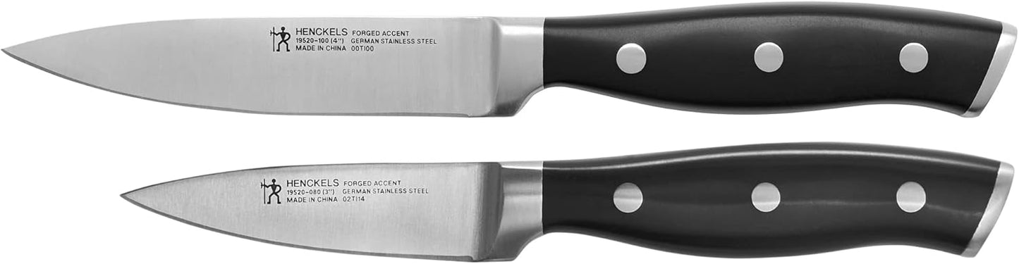HENCKELS Forged Accent Razor-Sharp Paring Knife Set for Precision
