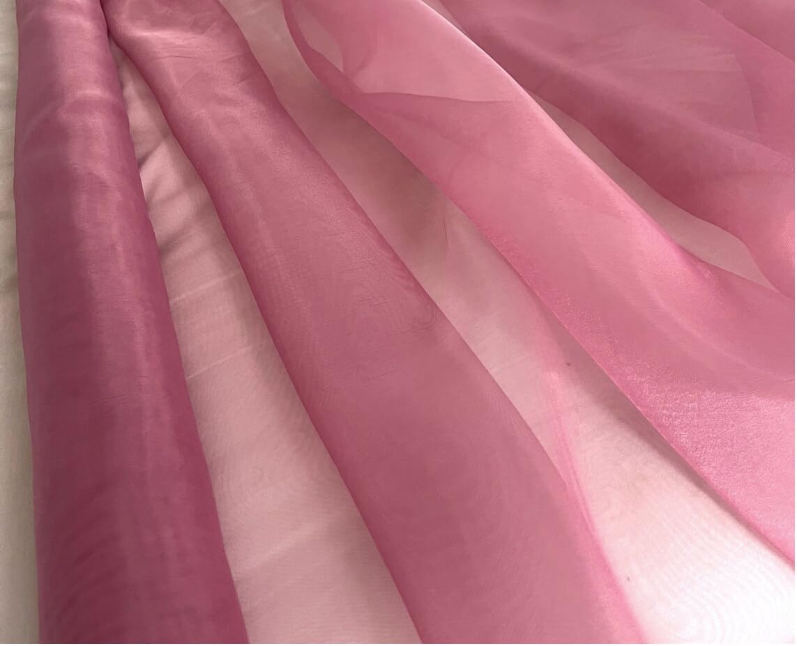 MDS Pack of 35 Yard Sheer Organza Fabric for Elegant Events