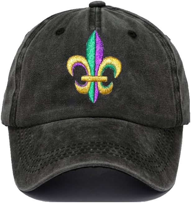 Vintage Mardi Gras Baseball Cap by MOGUI
