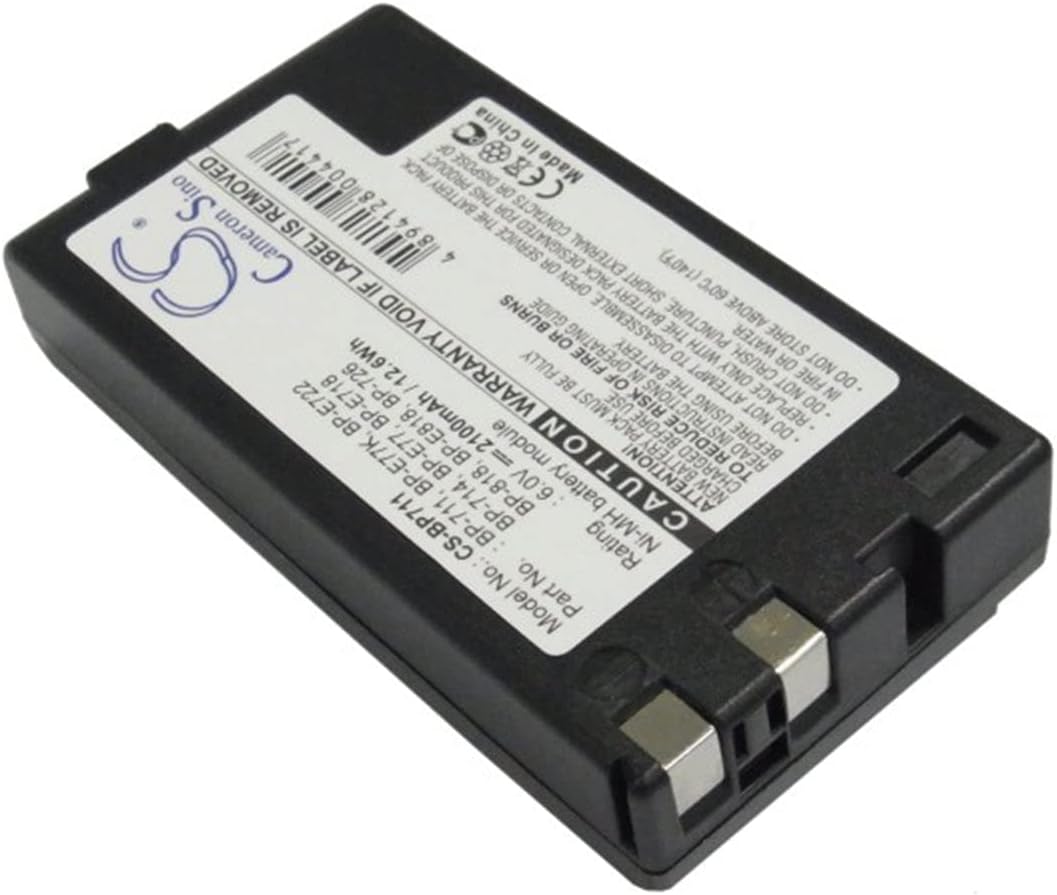 2100mAh Battery for Canon ES290A, UC40Hi, E63, ES970, ES190