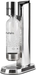 Sleek Stainless Steel Sparkling Water Maker - BPA-Free 1L Bottle - Asfolia