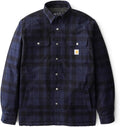 Carhartt Mens Relaxed Fit Flannel Sherpa-Lined Shirt