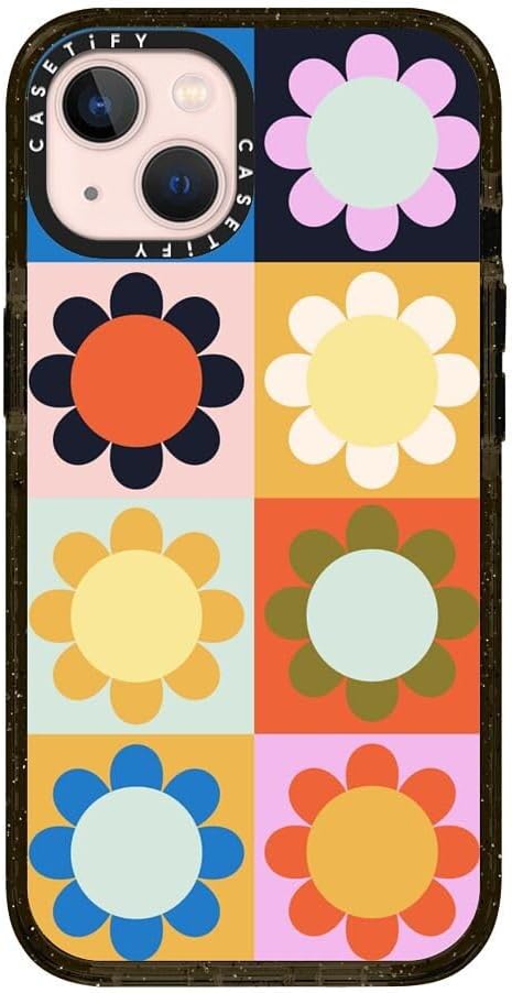CASETiFY Impact iPhone 13 Case with Retro Floral Design