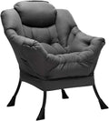 HollyHOME Lazy Chair with Armrest and Side Pocket for Comfort