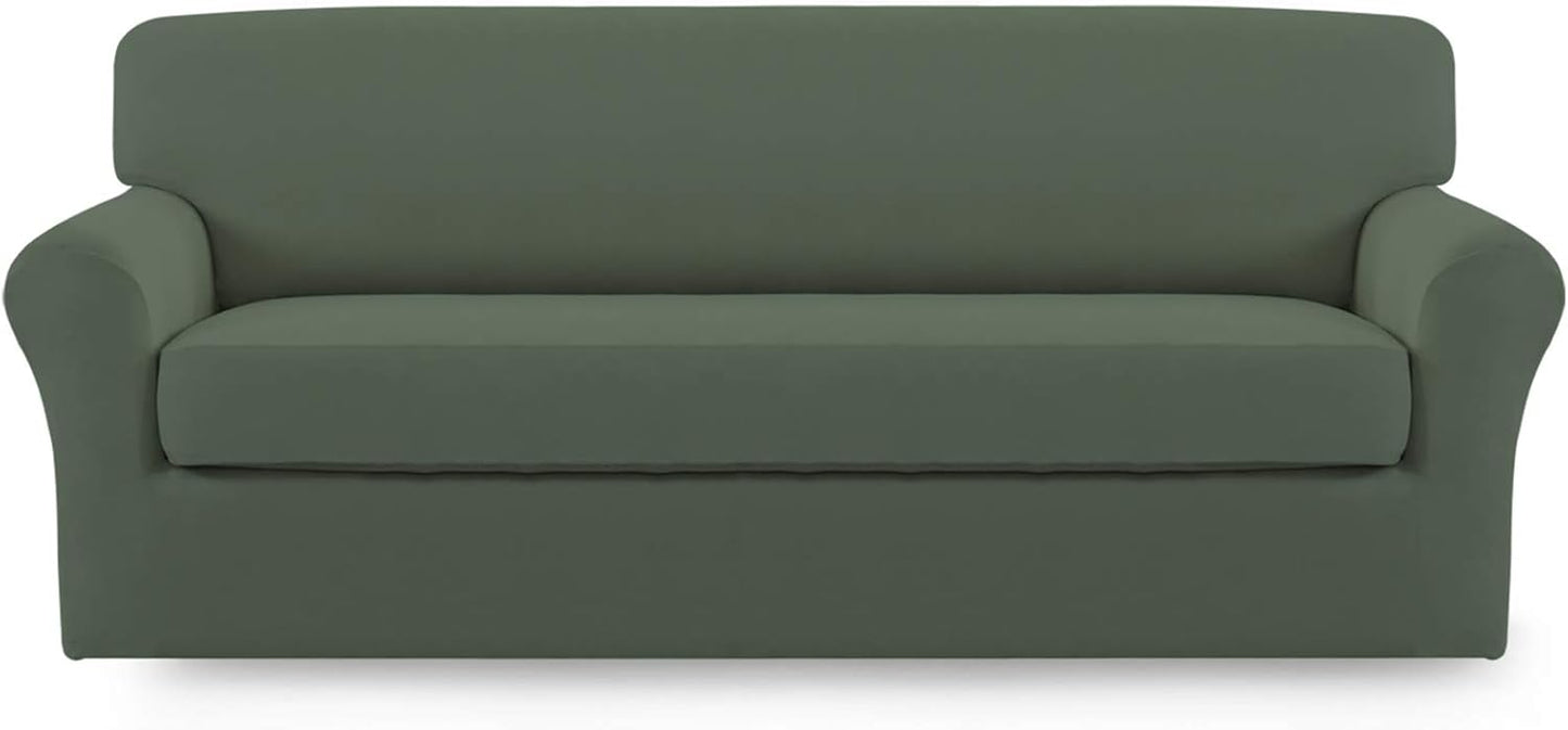 Easy-Going Microfiber Stretch Sofa Slipcover for Kids and Pets